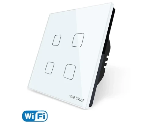 Сенсорный WI-FI выключатель SK-W804-01-EU - 4 клавиши